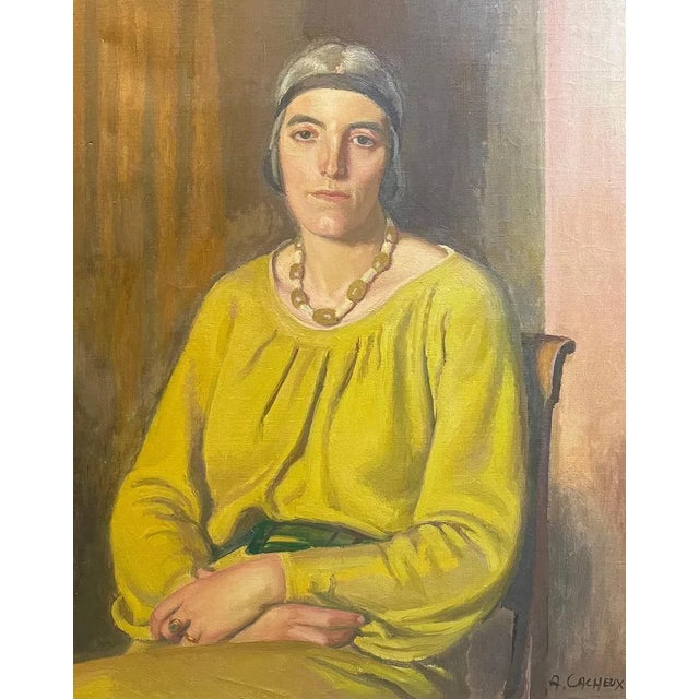 Armand Cacheux, Mme. Cacheux 4, Oil on Canvas For Sale