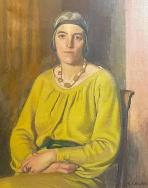 Armand Cacheux, Mme. Cacheux 4, Oil on Canvas