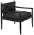Mid-Century Modern NOIR Fogel Lounge Chair, Charcoal Black For Sale - Image 3 of 5