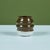 Ceramic Ribbed Stoneware Vessel with Two-tone Glaze For Sale - Image 7 of 11