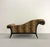 Camel Vintage Thayer Coggin Tiger Scroll Arm Loveseat For Sale - Image 8 of 8