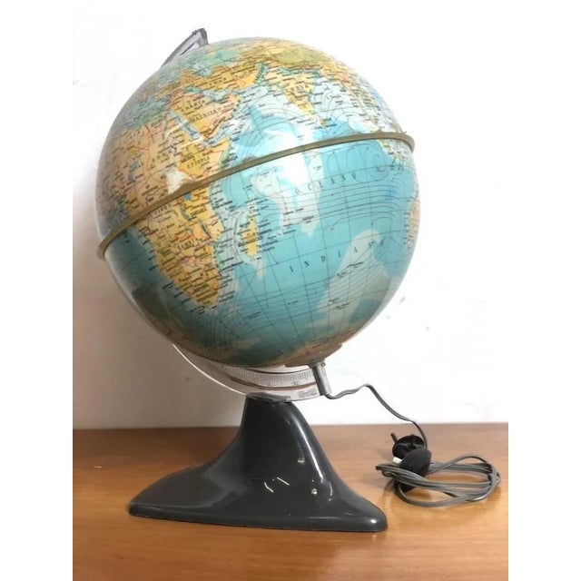 Mid-Century Modern Italian Light-Up Globe from GDP, 1965 For Sale - Image 3 of 6