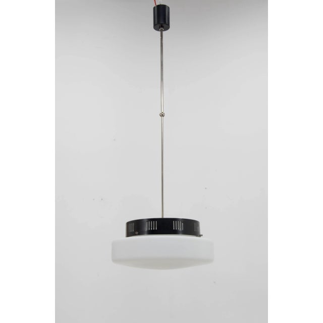 Space Age Ufo Chandelier with Adjustable Height, 1960s For Sale - Image 9 of 13