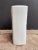 Organic Modern Style Naaman White Bisque Porcelain Vase With Embossed Leaf Relief For Sale In Chicago - Image 6 of 11