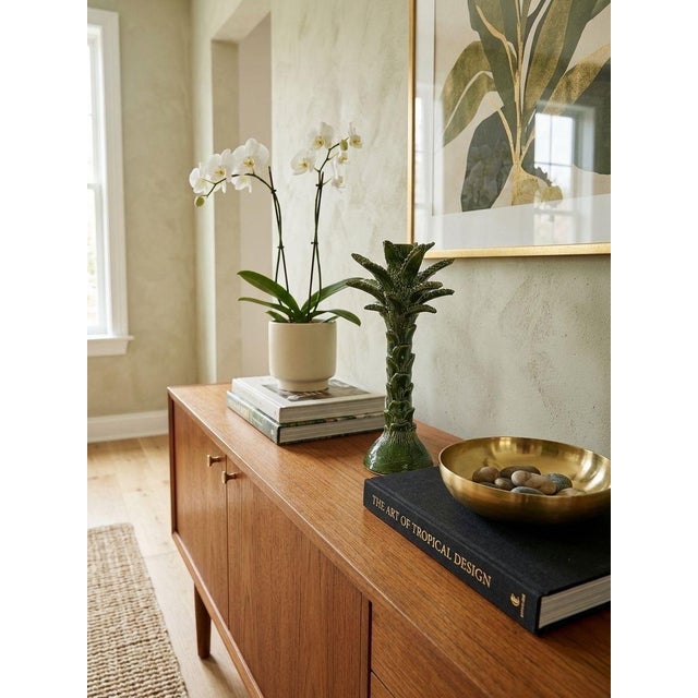 Ceramic Handcrafted Moroccan Ceramic Palm Tree Candle Holder For Sale - Image 7 of 7