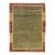 Modern Hand-Knotted Gabbeh Wool Rug – Earth Tones With Minimalist Animal Motifs For Sale