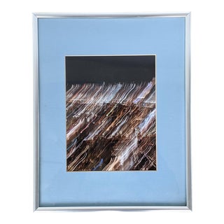 Modern Contemporary Abstract New York City Lights Photograph Art Framed For Sale