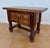 1930s Spanish Carved Wood Side Table With Geometric Decoration and Spiral Legs For Sale - Image 11 of 13