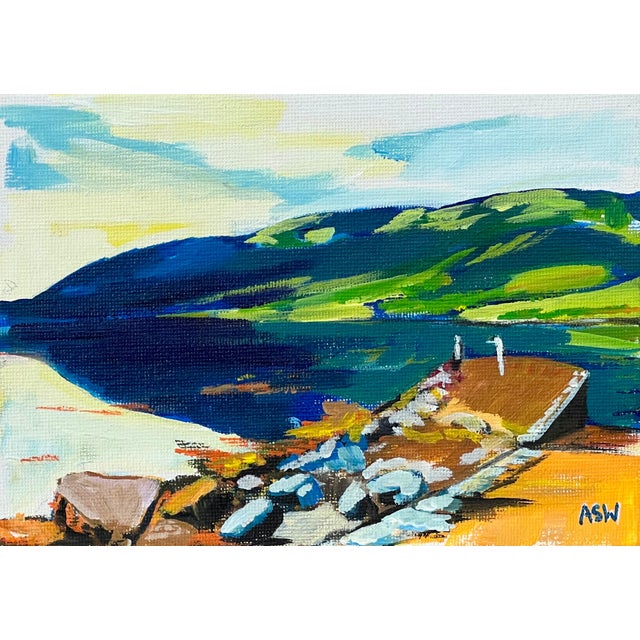 Miniature Landscape Study of Scottish Highlands by Contemporary British Artist 2022 For Sale - Image 9 of 9