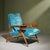 Designed by Augusto Romano during the 1940s, this lounge chair has a natural blonde European Walnut wood frame and is...