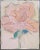 1990s "All American" Sally Anderson Signed Original Mixed-Media Painting of a Flower For Sale - Image 4 of 4