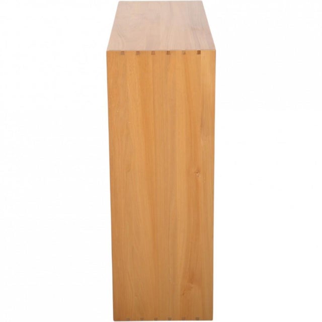 Vintage Bookcase in Elm by Mogens Koch, 1970s For Sale - Image 10 of 12