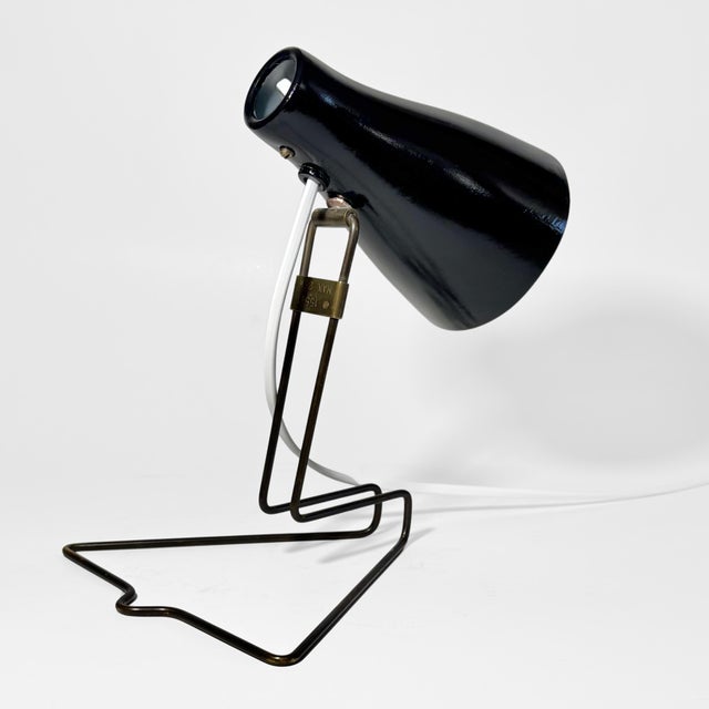 Mid-Century Modern Scandinavian Table Lamp from Böhlmarks, 1950s For Sale - Image 6 of 10