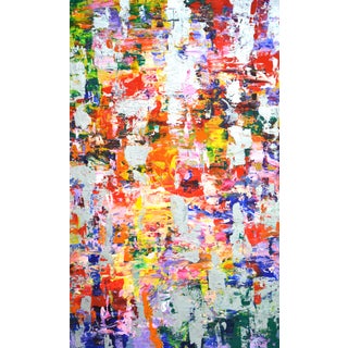 Expression With Silver 15.Modern Original Painting. For Sale