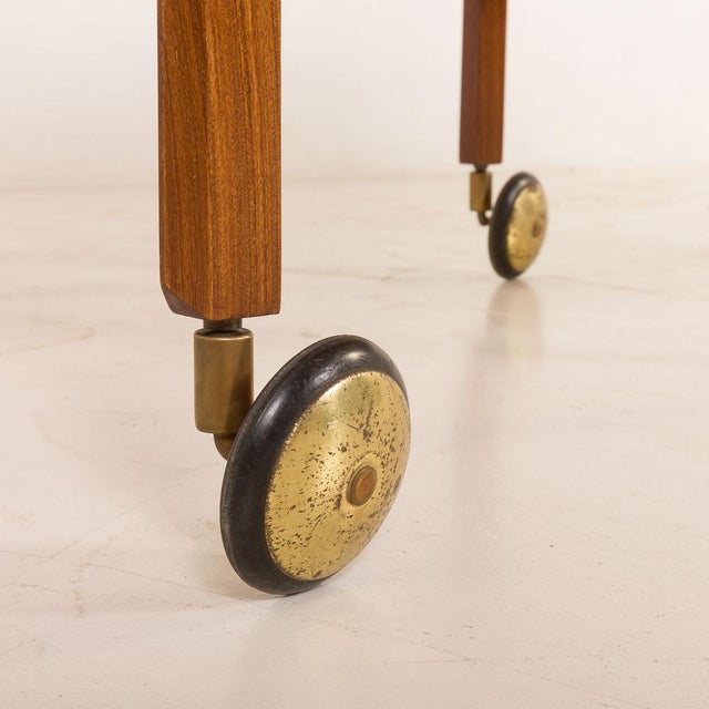 Mid-Century Scandinavian Teak Bar Cart, 1960s For Sale - Image 9 of 18