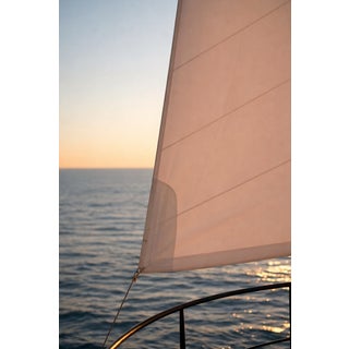 Sailboat Detail, Minimalist Coastal Art Print, 24″ × 36″ For Sale