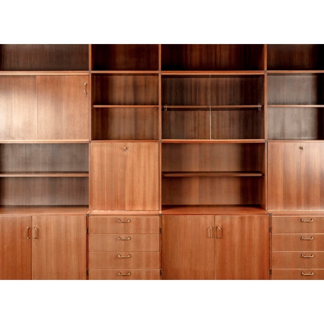 Sideboard with Shelves by Erwin Behr Study for Bmz, 1950s For Sale - Image 17 of 18