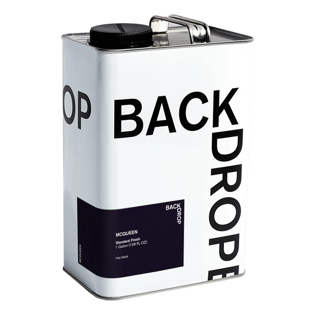 BACKDROP Standard Finish Interior Paint in Mcqueen (Inky Black with a Hint of Purple) - 1 Gallon For Sale In Los Angeles - Image 6 of 6