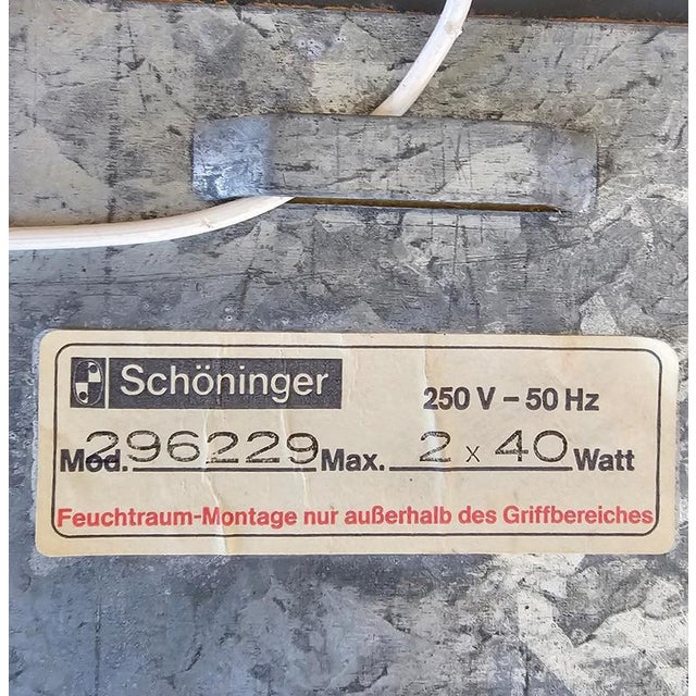 Vintage Round Mirror from Schöninger, 1960s For Sale - Image 4 of 11