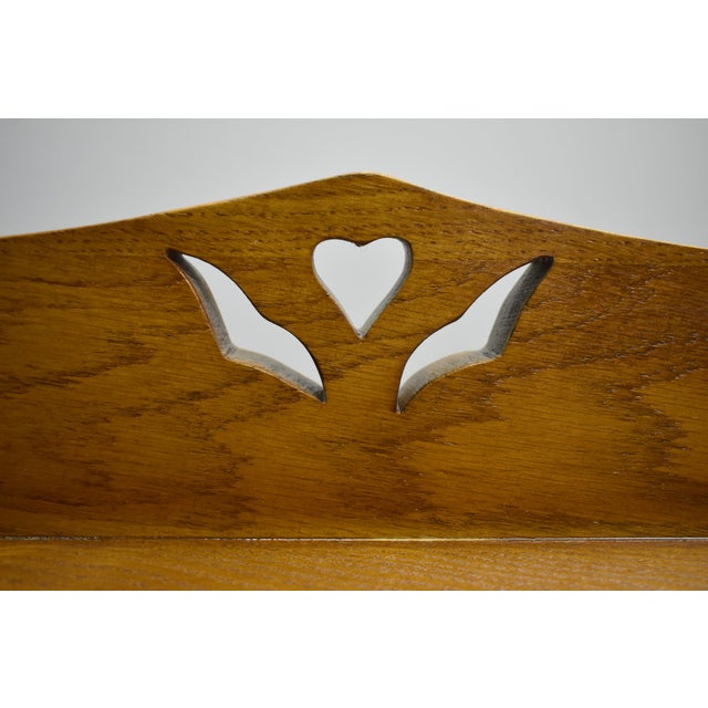 Mission Bookcase / Curio Cabinet - Michael's Cherry (Mc1) For Sale - Image 4 of 11