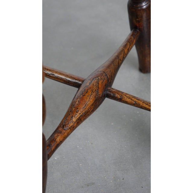 Antique English Stool, 1800s For Sale - Image 9 of 11
