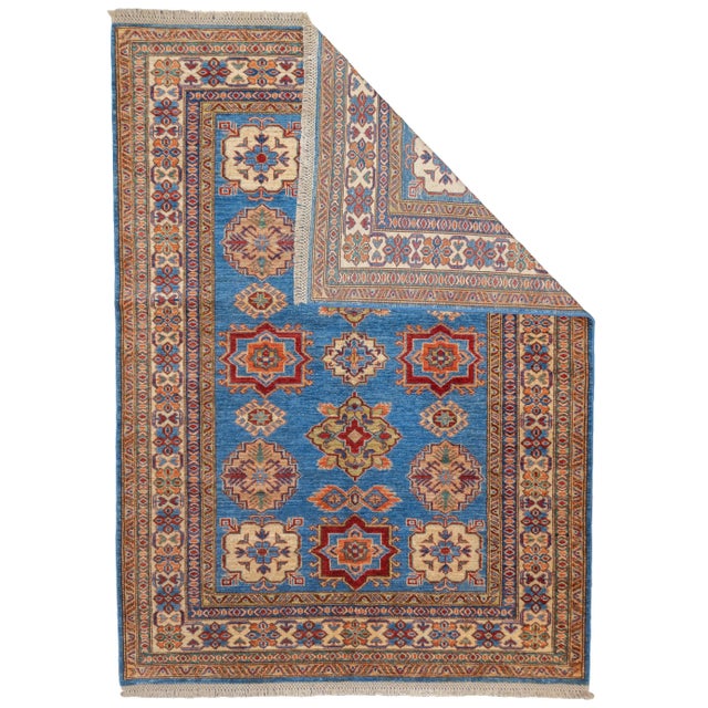 Contemporary Kazak Rug 4'10'' x 6'8''. SW Caucasus/Armenia. Boldly patterned, strongly coloured, totally geometric, all...