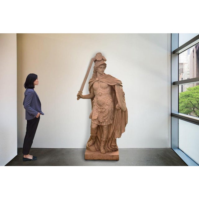 1920s Italian Artist, Sculpture of Minerva, 1920, Marble For Sale - Image 5 of 11