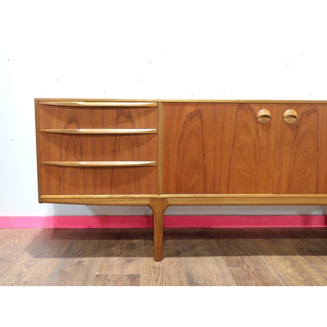 1960s 1960s Mid Century Modern Vintage Teak Sideboard Credenza by McIntosh For Sale - Image 5 of 15