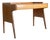 Mid-Century Inlaid Wood Desk, 1950s For Sale