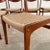 Tan 1960s Scandinavian Modern Teak and Rope Weave Dining Chairs - Set of 6 For Sale - Image 8 of 10