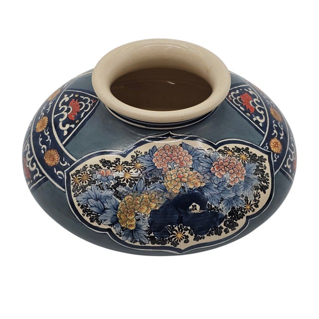 Art Deco Kinkozan Satsuma Japonisme Art Deco Earthenware Vase 1921-1927 For Sale - Image 3 of 10