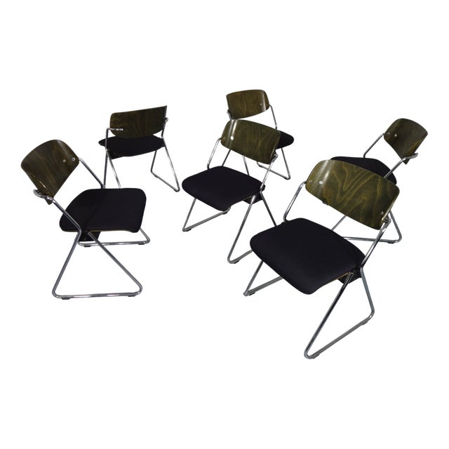 Side Chairs by Georg Leowald for Wilkhahn, 1960s, Set of 6 For Sale