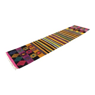 Bohemian Kilim Runner - 24" X 104" For Sale