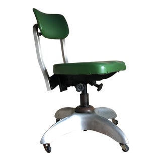 General Fireproofing Co Green Industrial Chair For Sale