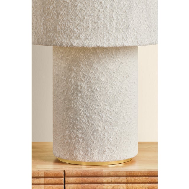 Mitzi Sam 15 in. 1 Light Table Lamp in Aged Brass Finish For Sale In New York - Image 6 of 9