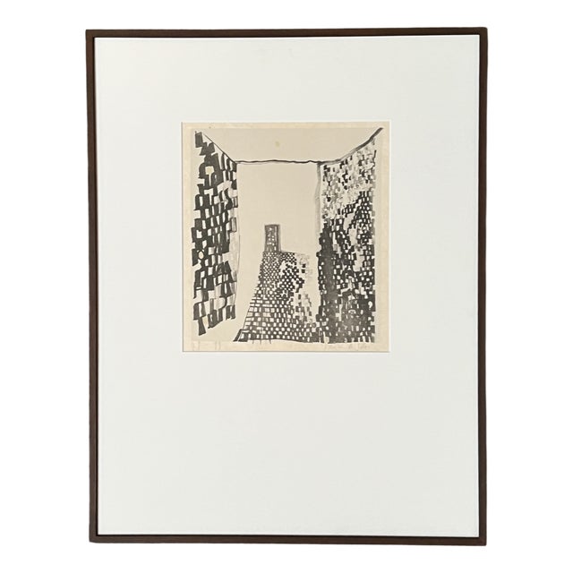 Maria Helena Vieira Da Silva, La Chambre, 1978, Lithograph, Framed For Sale