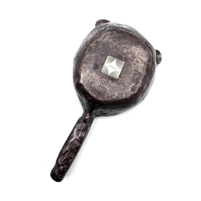 Brutalist Bronze Ashtray with Handle by Heinrich Brockmeier, 1970s For Sale - Image 10 of 15