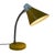 Metal Vintage Table Lamp in Yellow and White with Gooseneck For Sale - Image 7 of 7