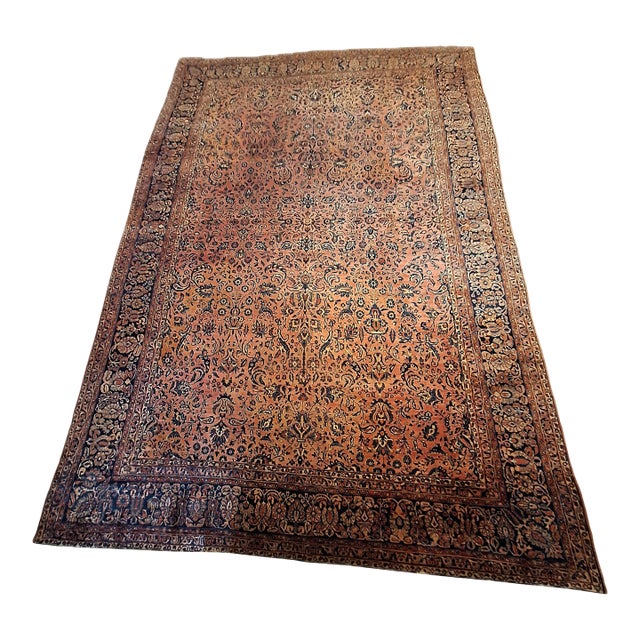 Antique Persian Mohjeran Rug For Sale