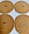 Vintage Modern "Ace" Ceramic Coasters, Set of 4 For Sale - Image 16 of 17