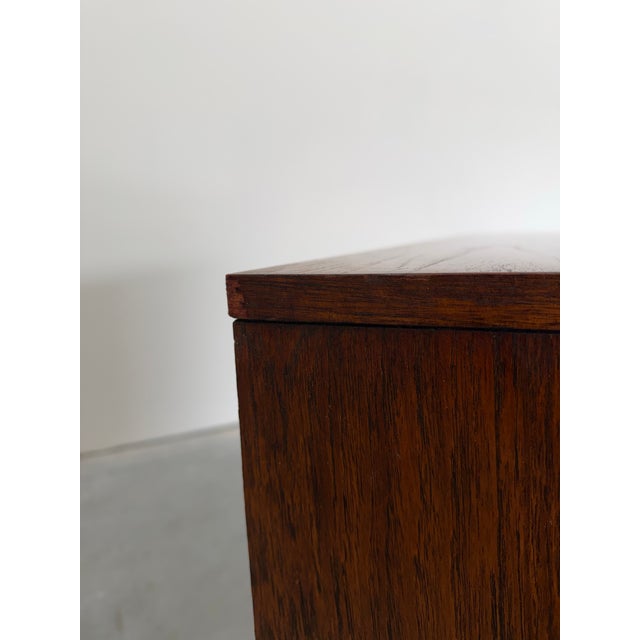 Brown Stanley 1970’s Petite Credenza For Sale - Image 8 of 9