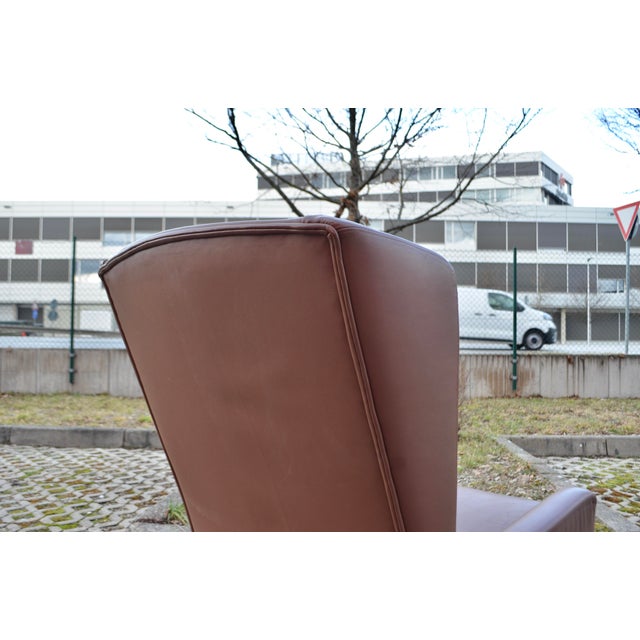 Leather Lounge Highback Chair by Rudolf Glatzel for Kill International, 1960s For Sale - Image 17 of 18