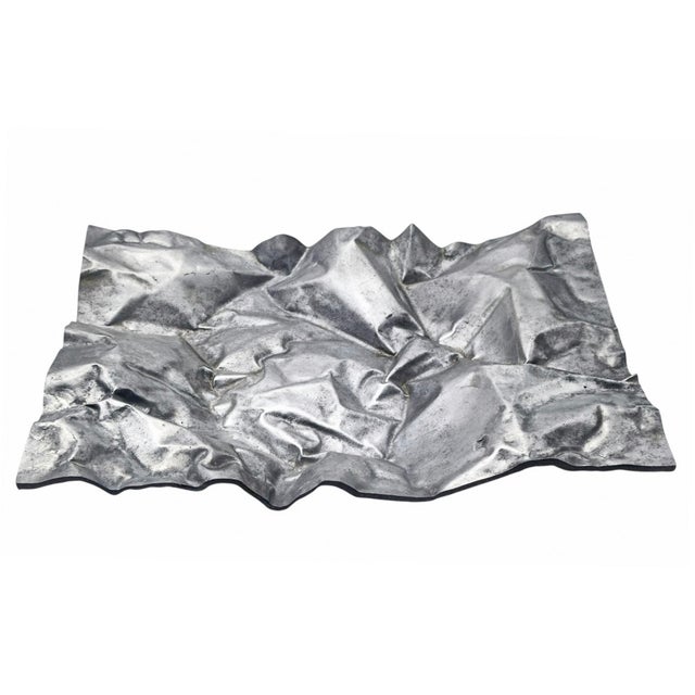 Metal Aluminum Centerpiece Sculpture from NP2, Italy, 1970s For Sale - Image 7 of 9