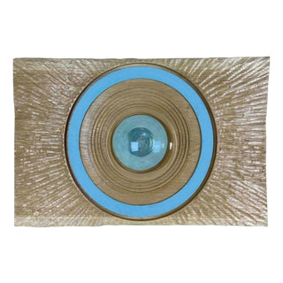 Light Blue Goccia Lamp by Pietro Meccani For Sale