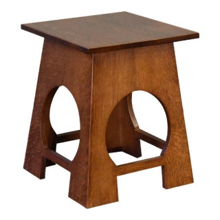 Arts and Crafts / Mission Style Taboret End Table For Sale