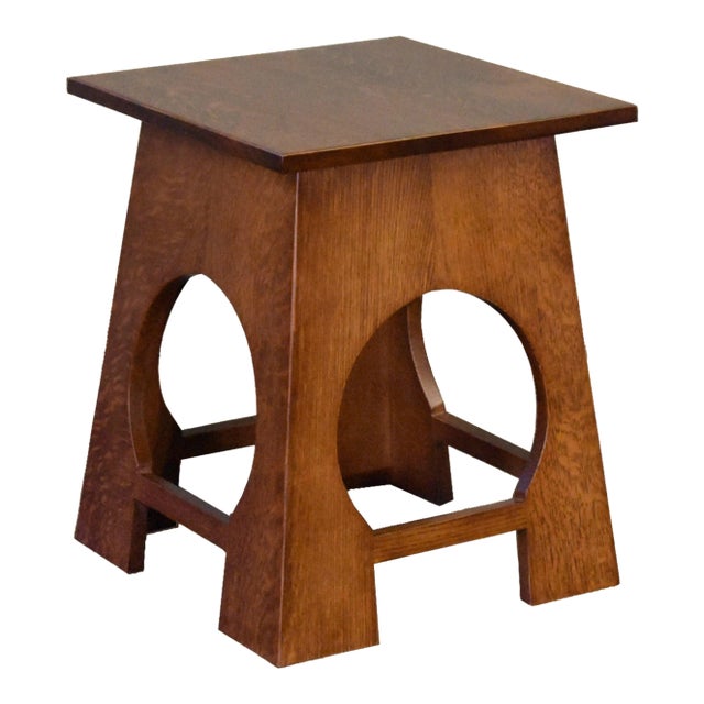 Arts and Crafts / Mission Style Taboret End Table For Sale