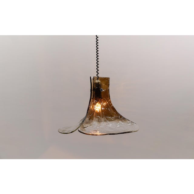 1960s Pendant Lamp in Murano Glass from Mazzega, Italy, 1960s For Sale - Image 5 of 13
