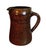 Brown 1960s Poterie d'Accolay Brutalist Tobacco-Glazed Ceramic Pitcher, 13cm/5.1" For Sale - Image 8 of 8