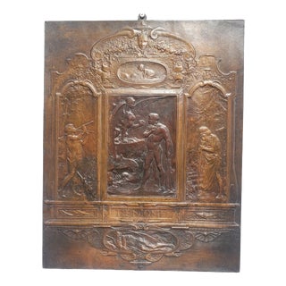 20th Century The Enigma Mythological Subject in High-Relief Bronze from Georges Dupré For Sale