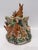 Ceramic Fitz & Floyd Classic Woodland Springs Majolica Cookie Jar Bunnies Deer Floral Vintage 90s For Sale - Image 7 of 11